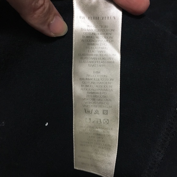 Burberry Brit Black Zip up Nova Check Sweater Hoodie - Picture 10 of 10